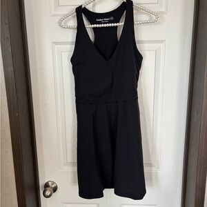 Outdoor Voices Classic Black Sleeveless Mini Dress